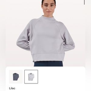 ON running xs crew neck with side zippers